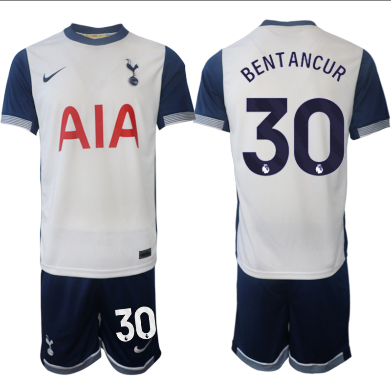 Men 2024-2025 Club Tottenham home White #30 Soccer Jersey->tottenham jersey->Soccer Club Jersey